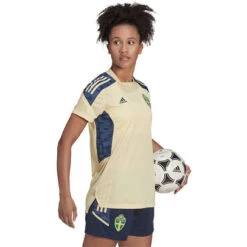 Adidas Schweden Training T-Shirt Damen -Fußballbedarf Rabatt 101020 5