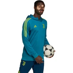 Adidas Juventus TK Hoodie 2022-2023 -Fußballbedarf Rabatt 102794 3