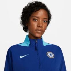 Nike Chelsea Anthem Jacken Damen -Fußballbedarf Rabatt 147278 5