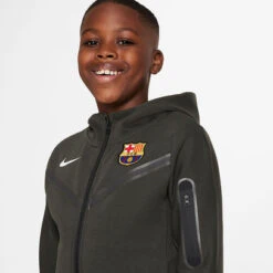 Nike FC Barcelona Tech Fleece Full-Zip Hoodie Kids -Fußballbedarf Rabatt 160849 3